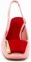 Roberto Festa Leren Peep Toe Hakken met Elastische Inzet - Thumbnail 2