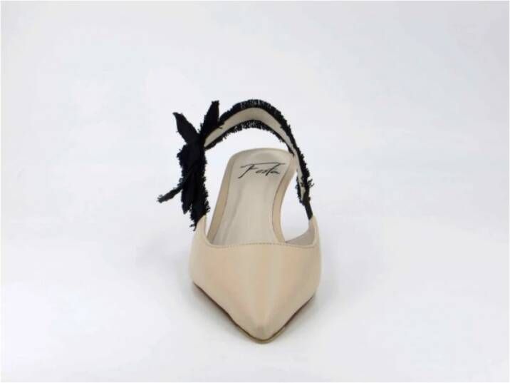 Roberto Festa Leren slingback schoenen met strikdetail