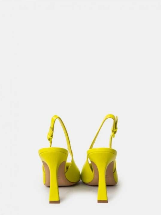 Roberto Festa Lime Leren Slingback Hakken
