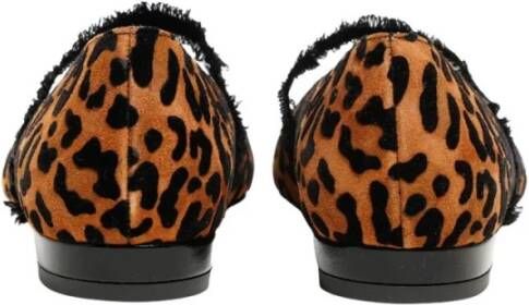 Roberto Festa Luipaard Suède Ballerina Schoenen
