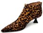 Roberto Festa Luipaardprint Enkellaars Made in Italy Multicolor Dames - Thumbnail 2