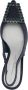 Roberto Festa Marineblauwe satijnen slingback pumps - Thumbnail 2