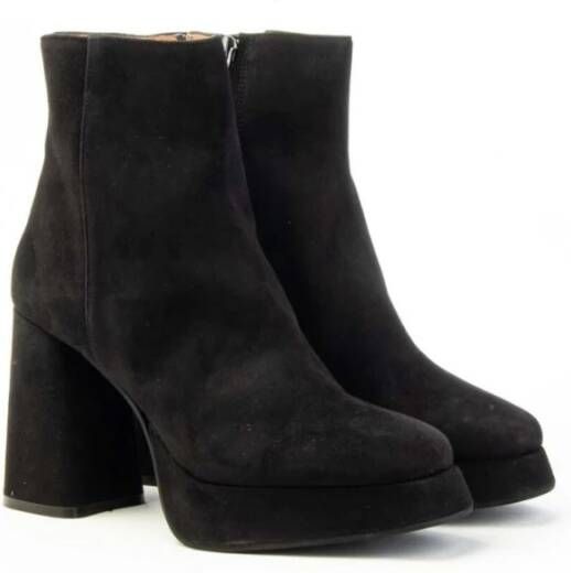 Roberto Festa Nossa Plateau 100 Suède Laars Black Dames