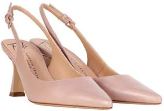 Roberto Festa Nude Leren Slingback Pink Dames