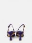 Roberto Festa Paarse Glitter Slingback Sandalen - Thumbnail 2