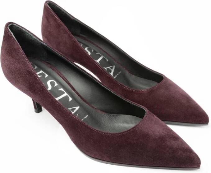 Roberto Festa Bordeaux Suede Pumps Bruin Dames