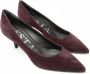 Roberto Festa Bordeaux Suede Pumps Bruin Dames - Thumbnail 2