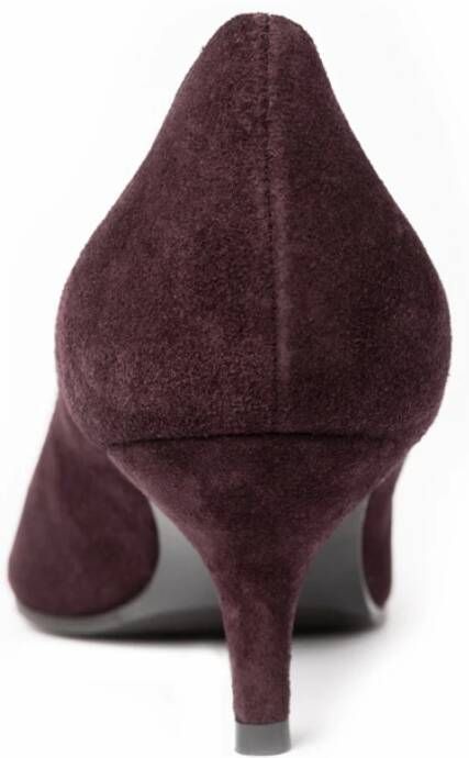 Roberto Festa Bordeaux Suede Pumps Bruin Dames