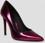 Roberto Festa Metallized Nappa Leren Pumps Rood Dames - Thumbnail 2