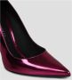 Roberto Festa Metallized Nappa Leren Pumps Rood Dames - Thumbnail 3