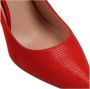 Roberto Festa Rode Varanus Print Hoge Hak Pumps Red Dames - Thumbnail 5