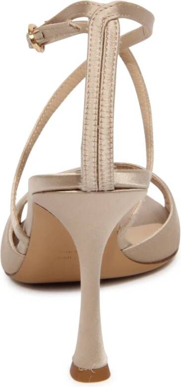 Roberto Festa Satin Sandal Xose Cream Italië