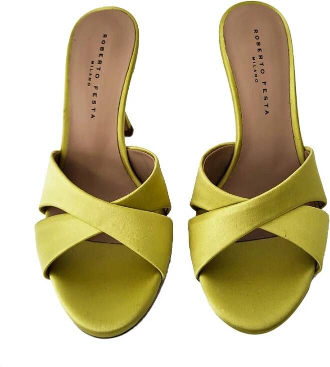 Roberto Festa Shoes Yellow Dames