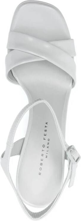 Roberto Festa Witte Sandalen voor een Stijlvolle Look