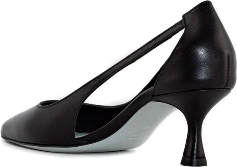 Roberto Festa Zwarte leren Coralie pumps met hak