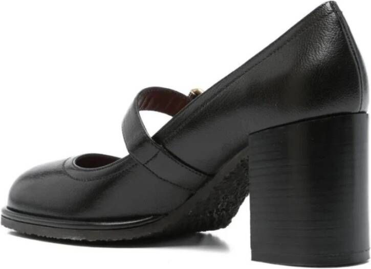 Roberto Festa Zwarte leren Decolté Elaine schoenen