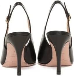 Roberto Festa Zwarte Leren Slingback Sandaal