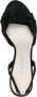 Roberto Festa Zwarte satijnen slingback pumps met open teen - Thumbnail 2