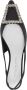 Roberto Festa Zwarte satijnen slingback stiletto hakken - Thumbnail 2