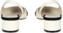 Roberto Festa Zwarte Slingback Platte Schoenen met Franje Stofdetail - Thumbnail 2