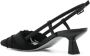 Roberto Festa Zwarte Slingback Schoenen van Kant en Stof - Thumbnail 2