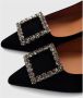 Roberto Festa Zwarte Suède Lilly Pumps Zwart Dames - Thumbnail 4