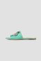 Rochas Flat Sandals Groen Dames - Thumbnail 4