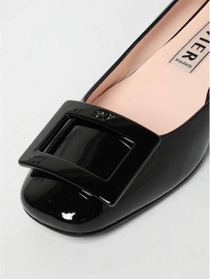 Roger Vivier Grijze Lakleren Pumps