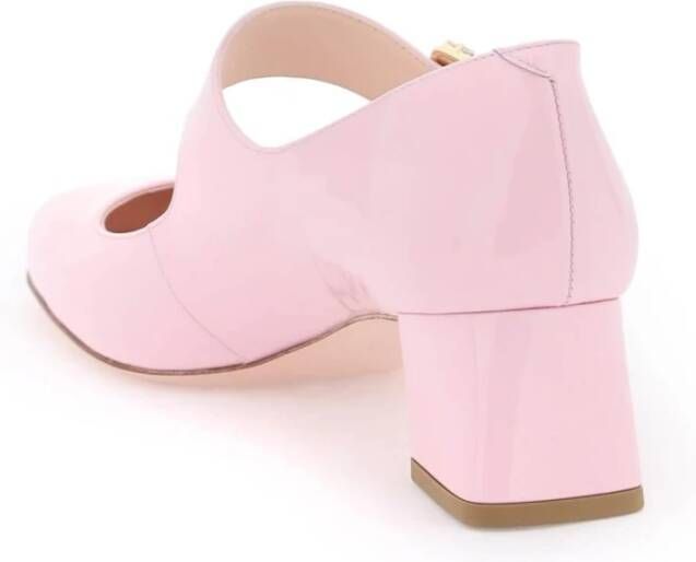 Roger Vivier Kristallen gesp lakleren Mary Janes Pink Dames