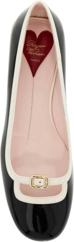 Roger Vivier Lakleren Ballerinas met Viv Choc Gesp Black Dames