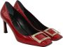 Roger Vivier Leather heels Red Dames - Thumbnail 2