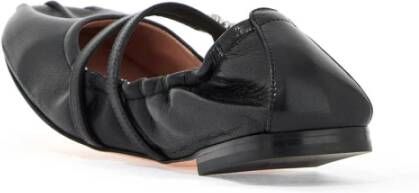 Roger Vivier Leren ballerinas met kristallen gesp Black Dames