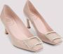 Roger Vivier Lichtroze Leren Pumps - Thumbnail 2