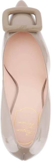 Roger Vivier Lakleren pumps met Viv' Choc gesp Black Dames