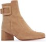 Roger Vivier Suede Gesp Tabak Laars - Thumbnail 2