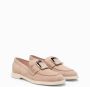 Roger Vivier Luxe Suede Loafers Beige Dames - Thumbnail 2