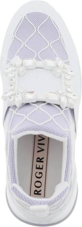 Roger Vivier Viv' Run Technische Sneakers White Dames