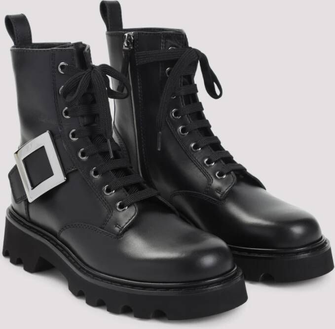 Roger Vivier Zwarte enkellaarzen voor vrouwen