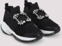 Roger Vivier Zwarte Kristal Sneakers Aw25 - Thumbnail 2