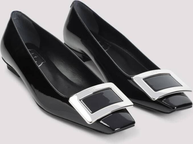 Roger Vivier Zwarte Lakleren Pumps