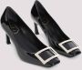 Roger Vivier Zwarte Leren Pumps Elegante Hakken - Thumbnail 2