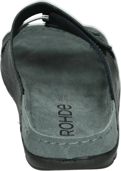 Rohde Blauw Leren Heren Sandalen