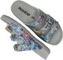 Rohde Blauw Print Dames Slipper Multicolor Dames - Thumbnail 3
