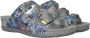 Rohde Blauw Print Dames Slipper Multicolor Dames - Thumbnail 4