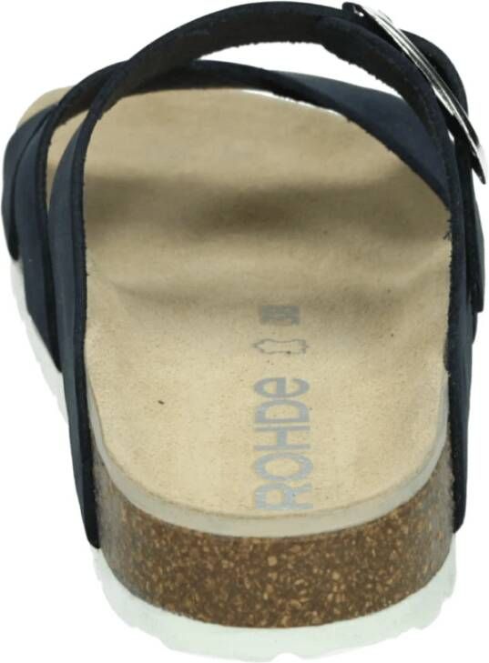 Rohde Blauwe 2-band slipper