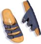 Rohde Slippers Alba Zomerschoen huisschoen strandschoen slippers met gespsluitingen - Thumbnail 7
