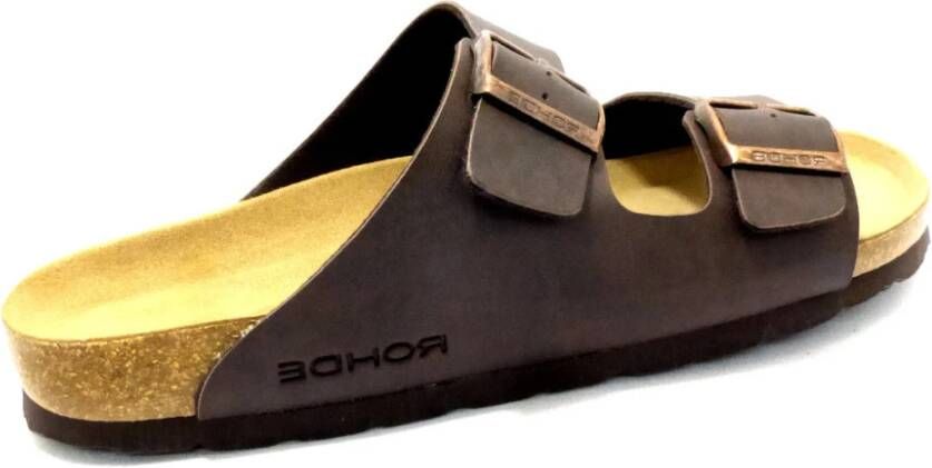 Rohde Bruine Instap Sandalen