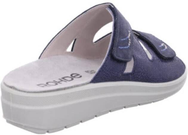 Rohde Elegante Blauwe Rivella Dames Sandaal Blue Dames