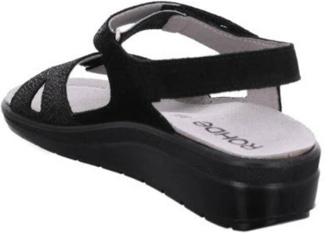 Rohde Flat Sandals Black Dames