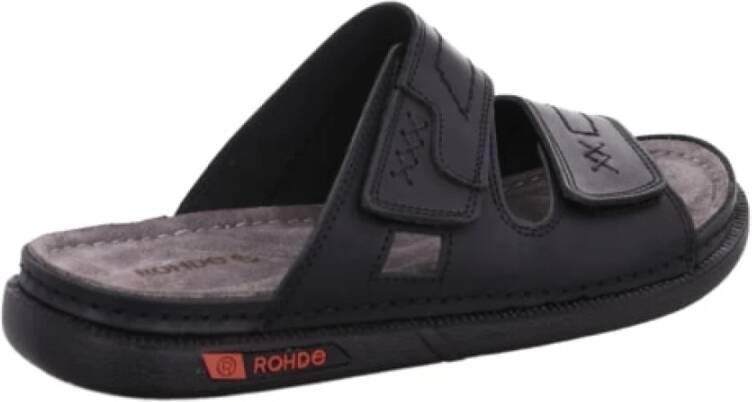Rohde Flat Sandals Black Heren